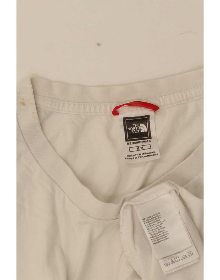 The North Face muška majica kratkih rukava srednje veličine, bijeli pamuk