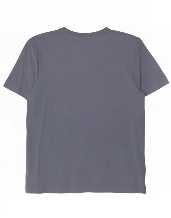 Tommy Hilfiger Top majica kratkih rukava s grafičkim motivima 2XL plavi pamuk