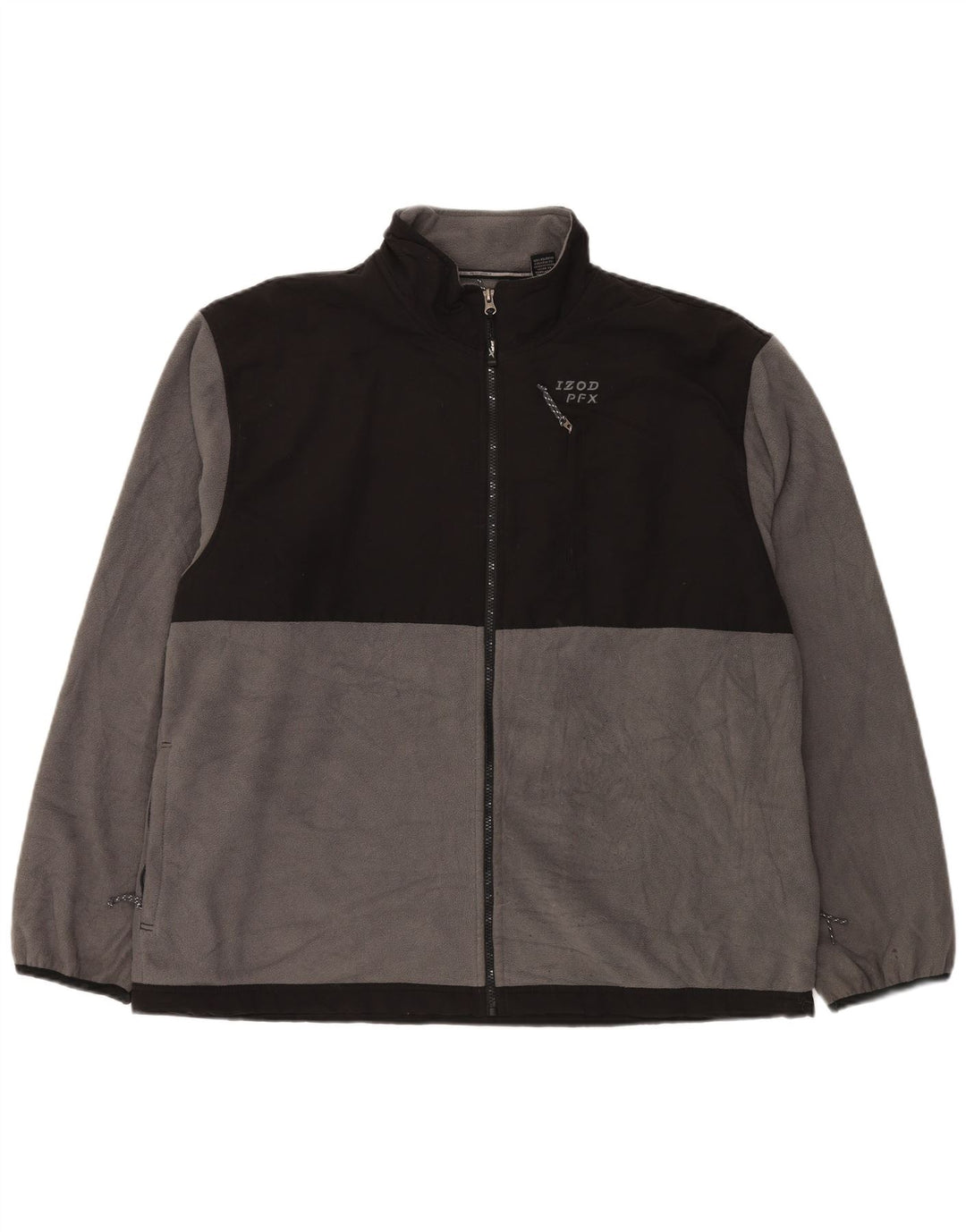 IZOD muška jakna od flisa UK 44 2XL sivi poliester u boji