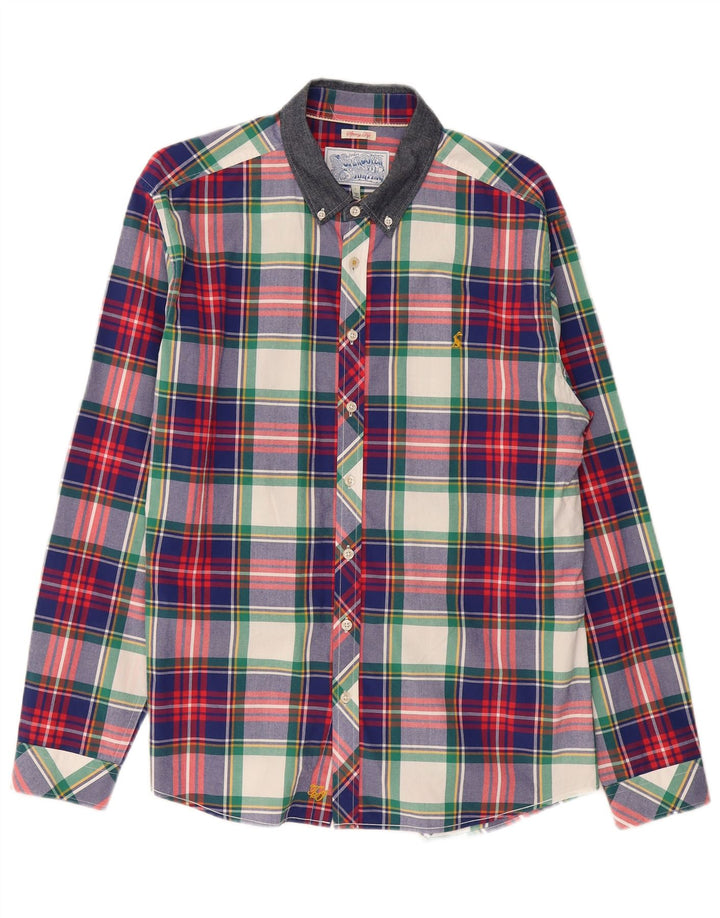 JOULES Mens Superduper Shirt Large Multicoloured Check