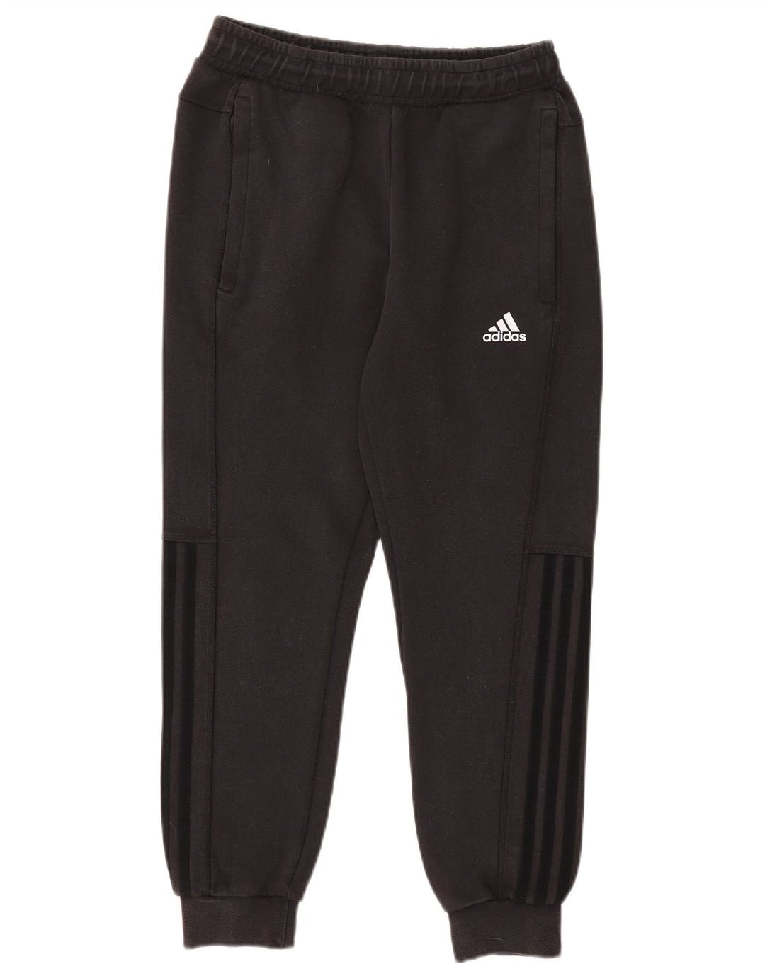 ADIDAS Ženska trenirka Hlače Joggers UK 10 Mali crni pamuk