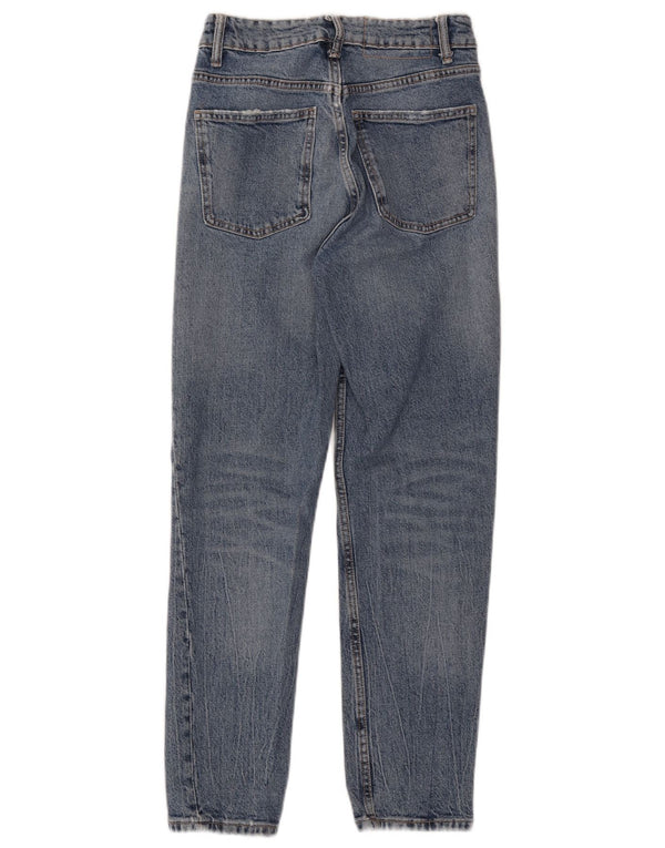 Zara Womens Slim Jeans EU 34 2XS W24 L27 Blue Cotton