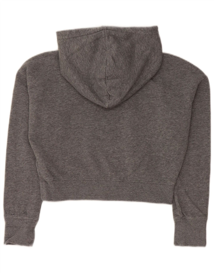 NIKE majica s kapuljačom s kapuljačom za djevojčice 10-11 godina srednje sive boje