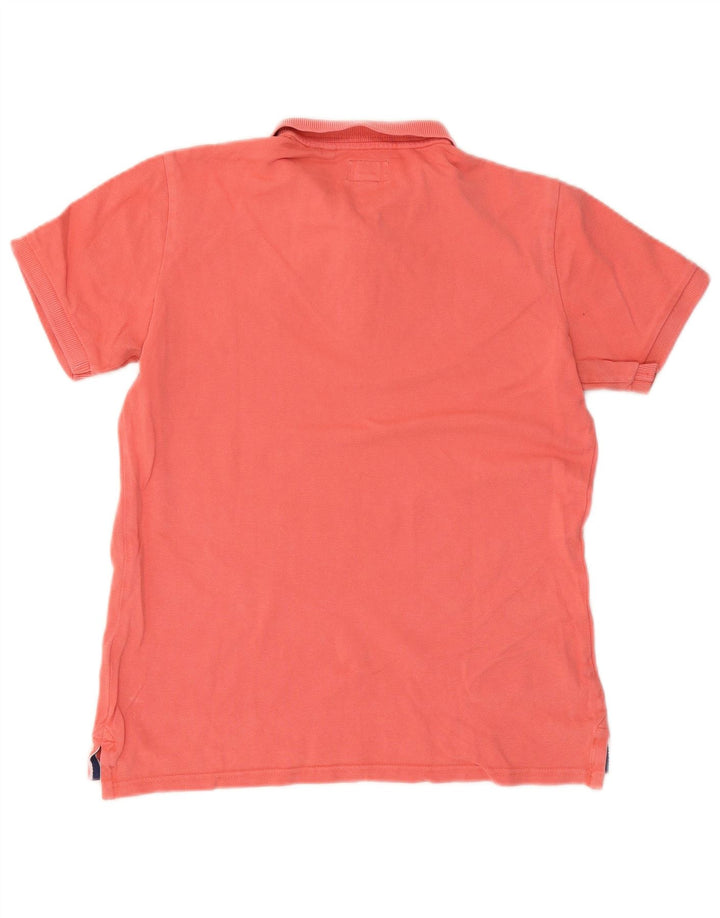 Superdry muška polo majica Srednje ružičasti pamuk