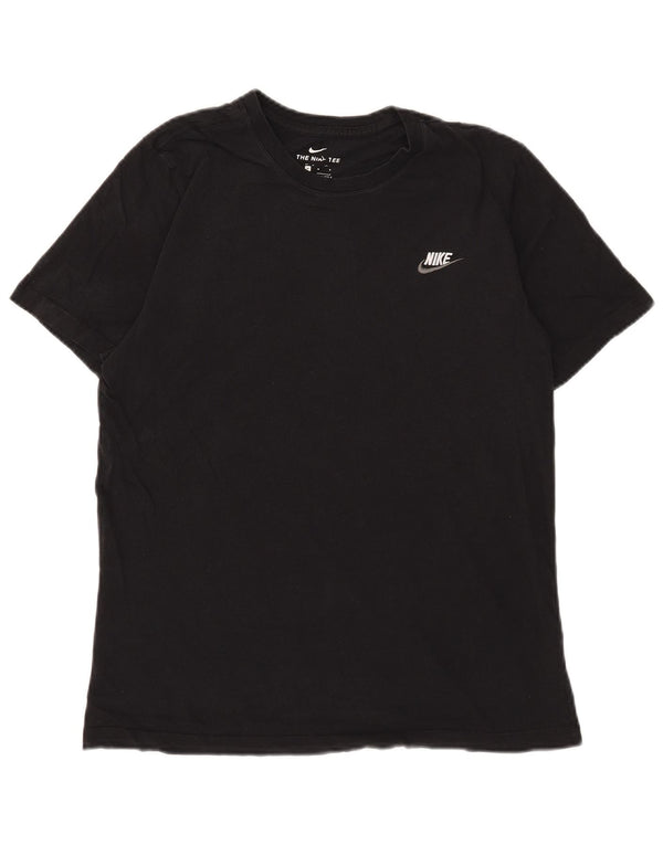 Nike Muška majica kratkih rukava srednje veličine crni pamuk