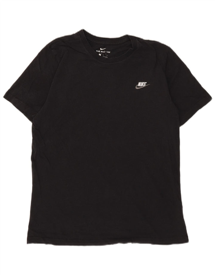 Nike Muška majica kratkih rukava srednje veličine crni pamuk