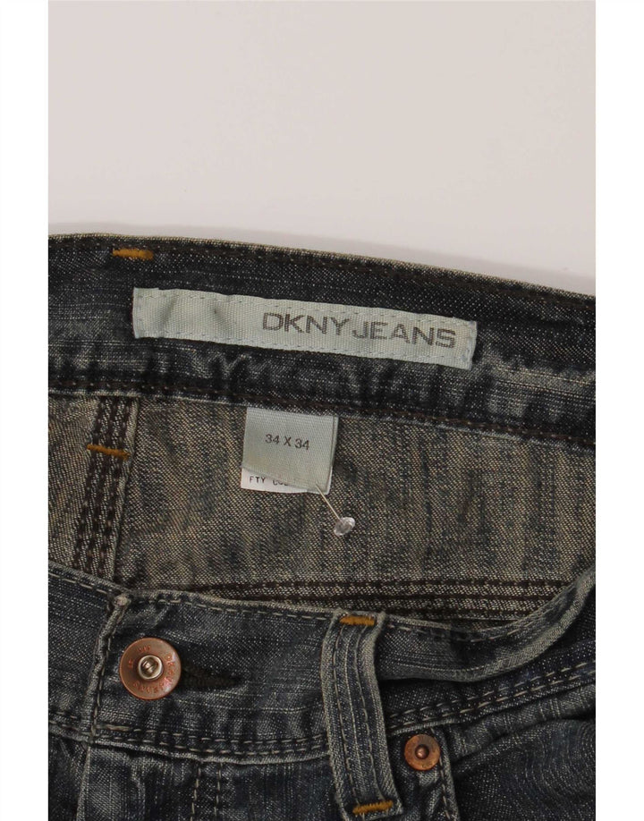 Dkny muške ravne traperice W34 L34 plavi pamuk