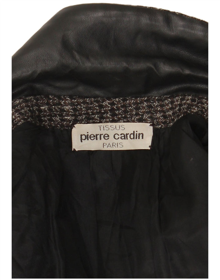 Pierre Cardin ženski kaput UK 10 Small Black Flected