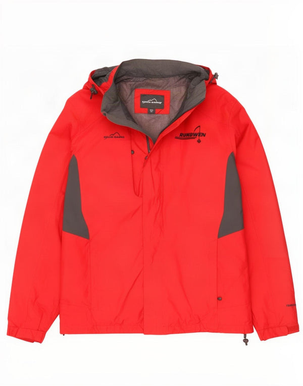 Muška vjetrovka Eddie Bauer jakna 2XL poliester crvene boje