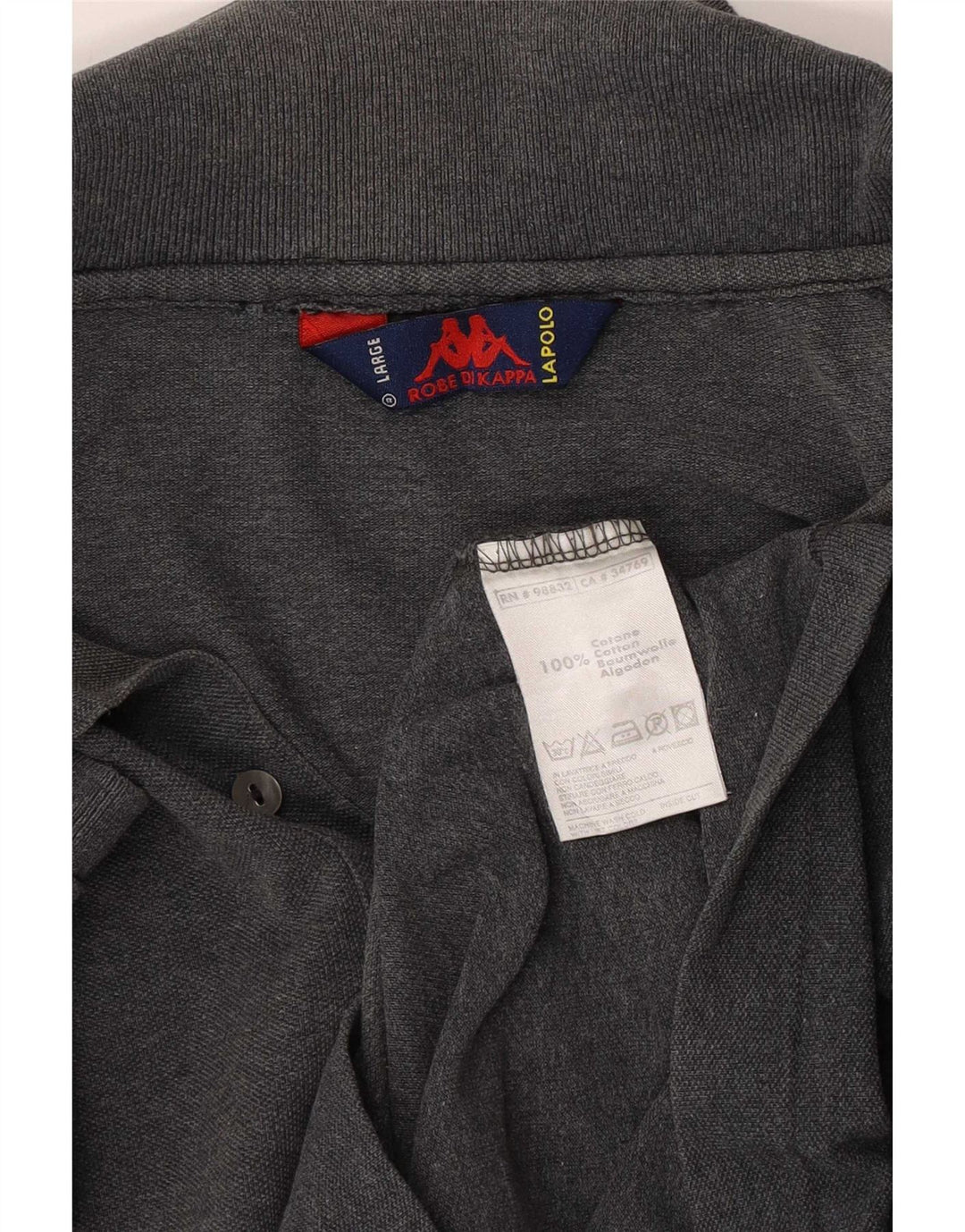 Kappa muška polo majica Large Grey Pamuk