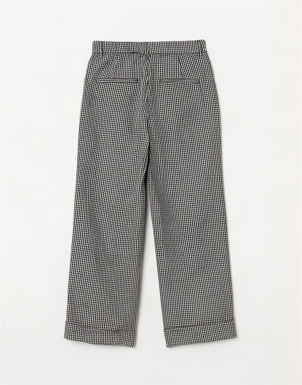 Zara ženske skraćene hlače s visokim strukom, male W26 L25, crne houndstooth