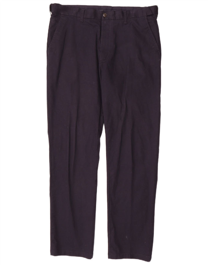 Marks & Spencer Mens Blue Harbor Regular Chino Hlače W38 L33 Mornarsko Plave