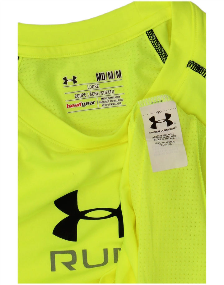 UNDER ARMOUR Muška top majica Heat Gear Graphic T-Shirt srednje zelene boje od poliestera