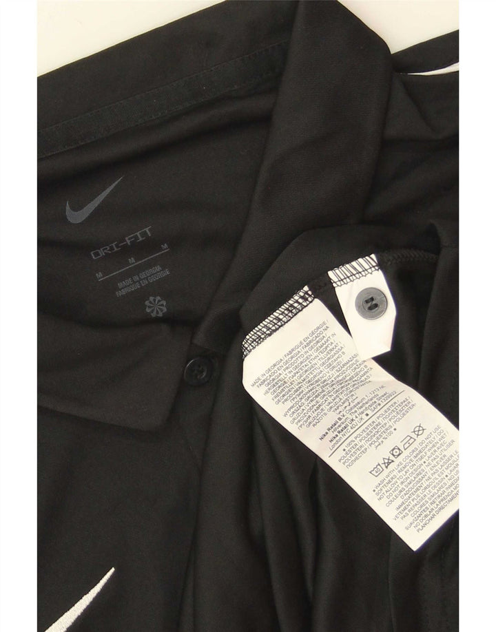Nike muška Dri Fit polo majica srednje crne boje od poliestera