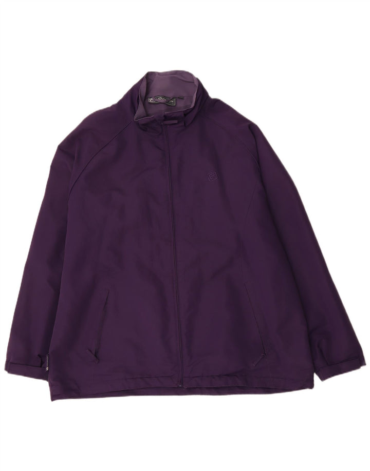 Mountain Essentials ženska jakna vjetrovka UK 22 3XL ljubičasti poliester