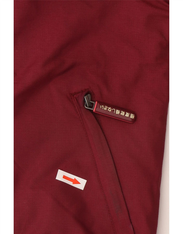 Superdry ženska bomber jakna s kapuljačom UK 14 srednji bordo poliester