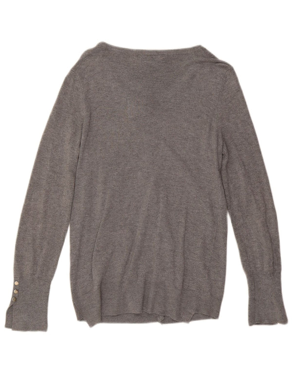 Zara ženski kardigan pulover UK 14 Large Grey