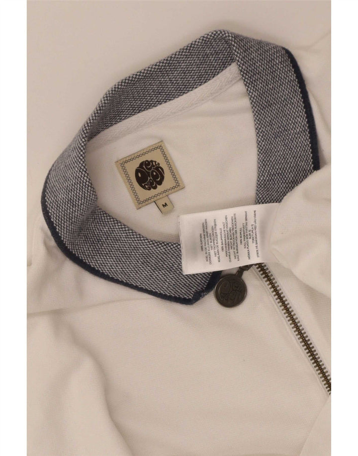 Pretty Green muška polo majica za ragbi Srednji bijeli pamuk