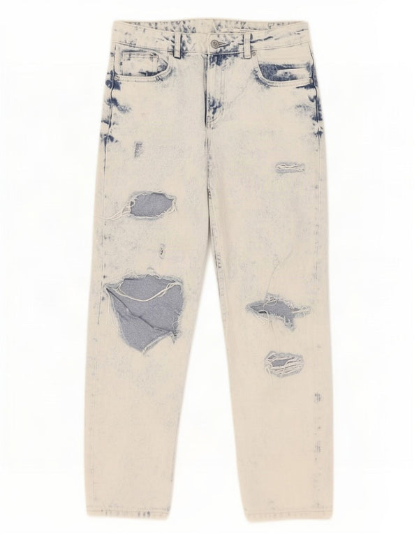 Zara ženske ravne traperice opuštenog kroja EU 36 XS W26 L27 plave