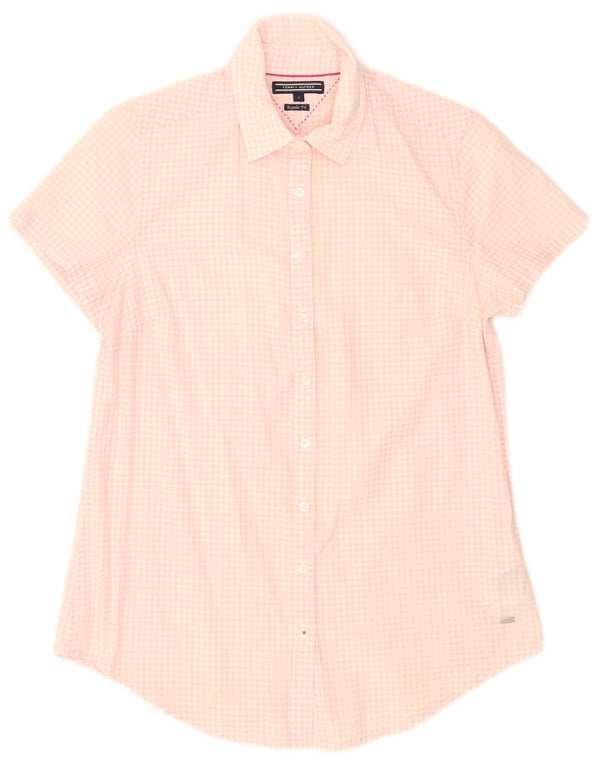 Tommy Hilfiger Ženska košulja kratkih rukava US 4 Small Pink Gingham