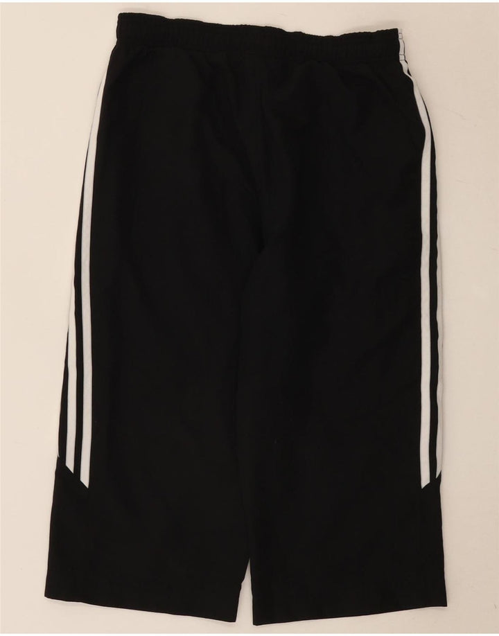 Adidas muške kapri trenirke male crne poliesterske hlače