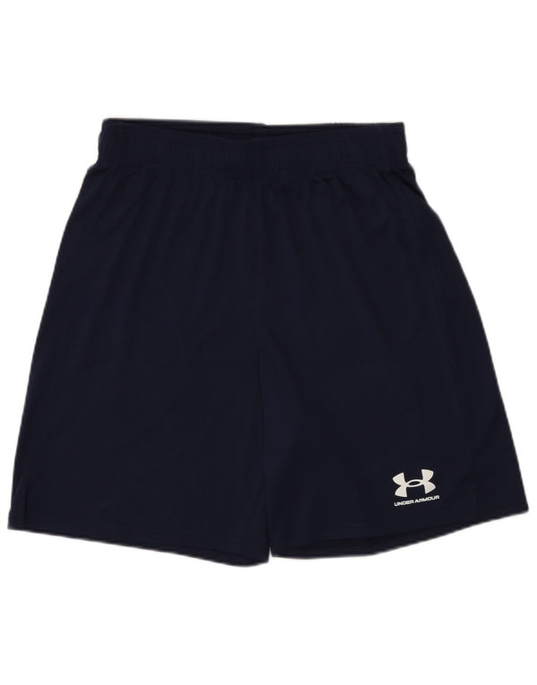 Under Armour Mens Sport Shorts Medium Navy Blue Polyester