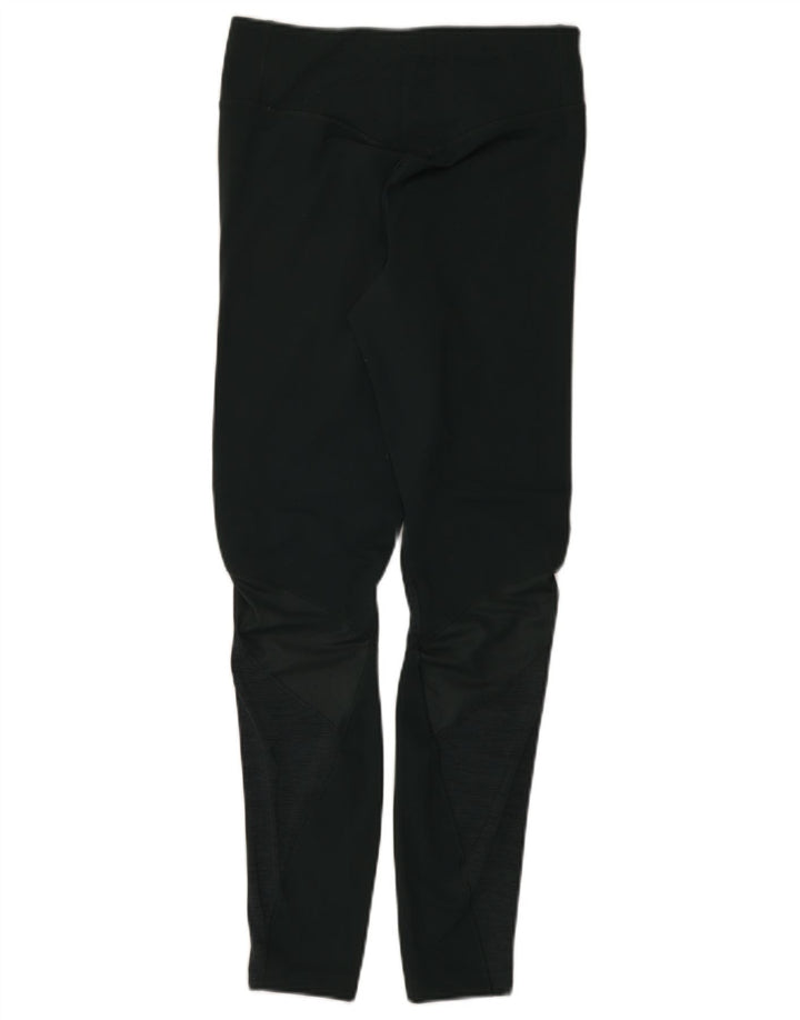 NIKE Ženske Dri Fit Leggings UK 12 Srednje zelene najlonske