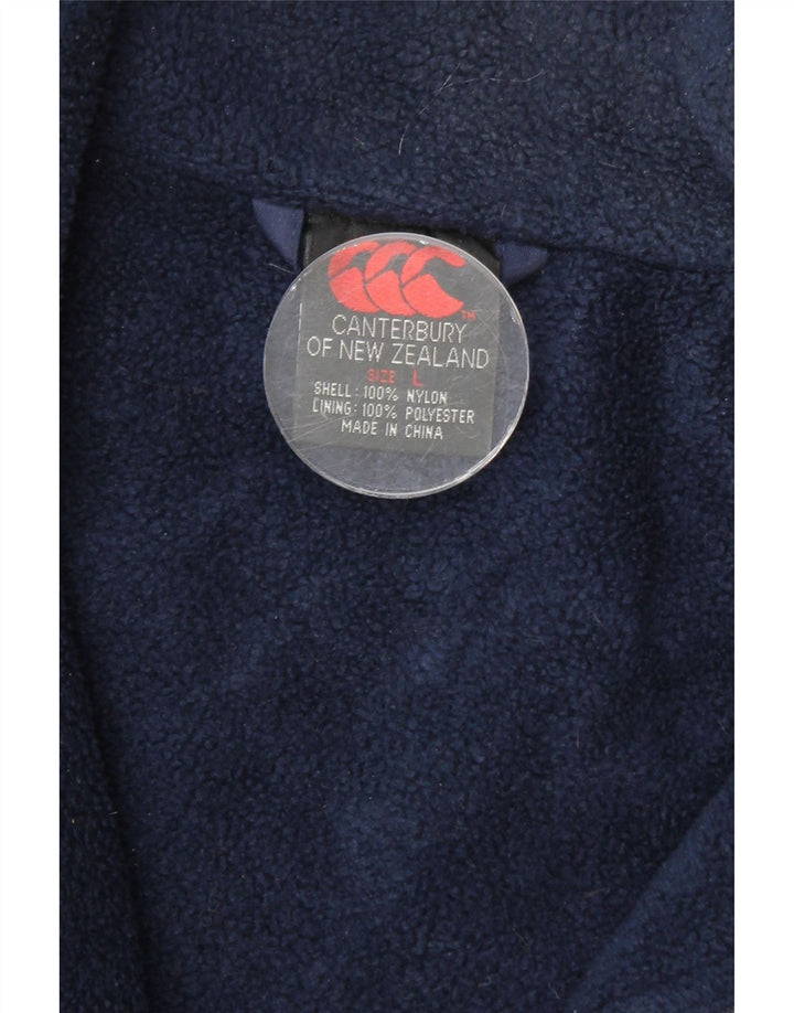 CANTERBURY Muška vjetrovka Kaput UK 40 Veliki tamnoplavi najlon