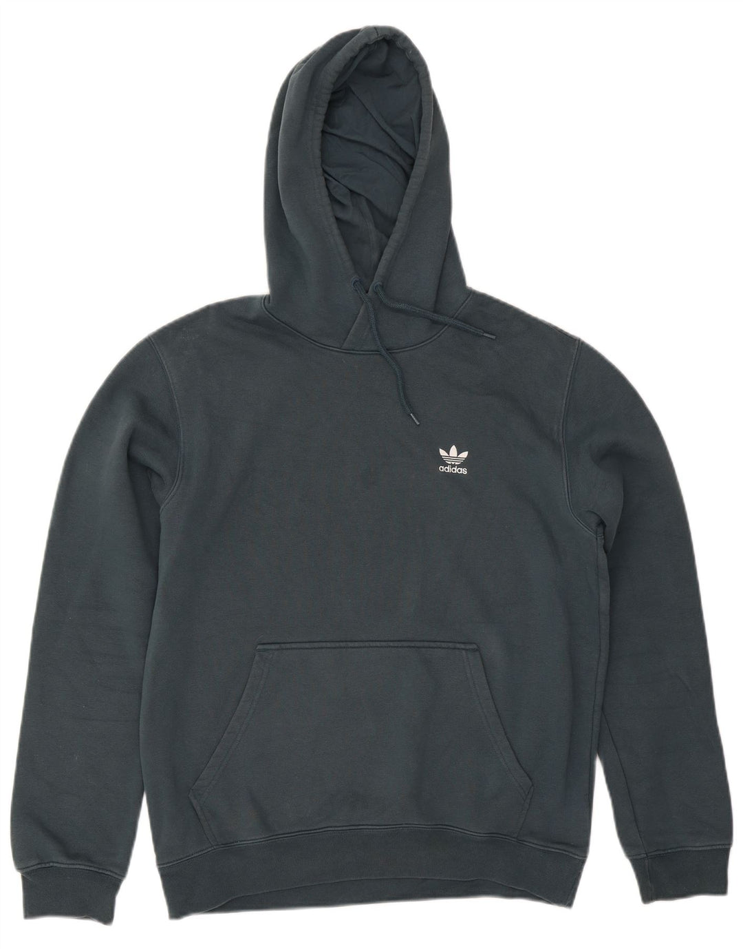 Adidas muška majica s kapuljačom Srednje zeleni pamuk