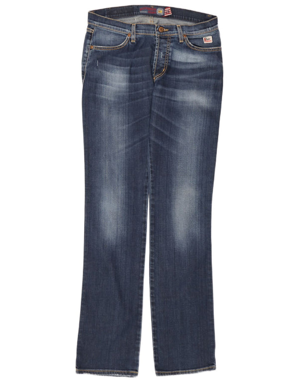 Roy Rogers Ženske Bootcut traperice IT 46 Large W32 L36 Plavi pamuk