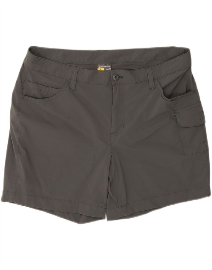 EDDIE BAUER Womens Cargo Shorts US 14 XL W36  Grey Nylon Vintage Eddie Bauer and Second-Hand Eddie Bauer from Messina Hembry 