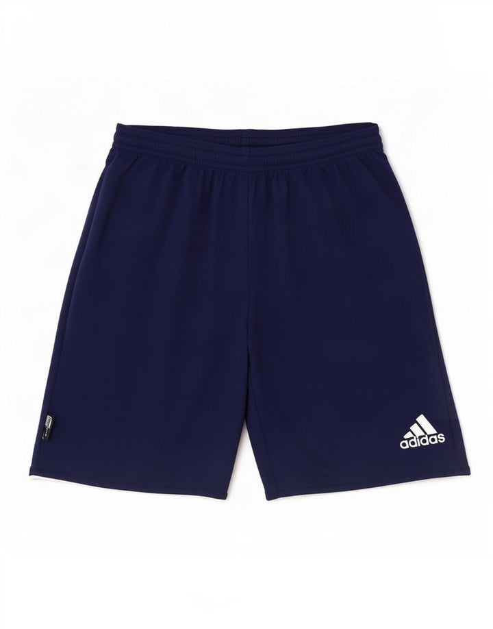 Adidas muške sportske kratke hlače Climalite Male tamnoplave poliesterske
