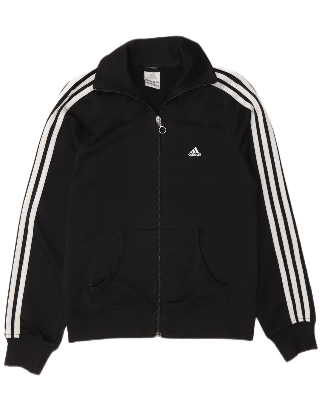 Adidas ženska trenirka gornja jakna UK 10 mala crna poliester
