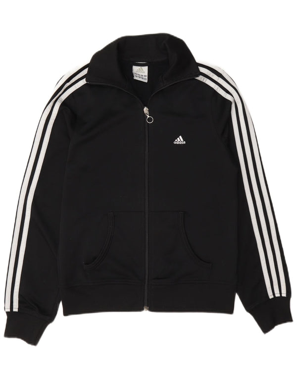 Adidas ženska trenirka gornja jakna UK 10 mala crna poliester