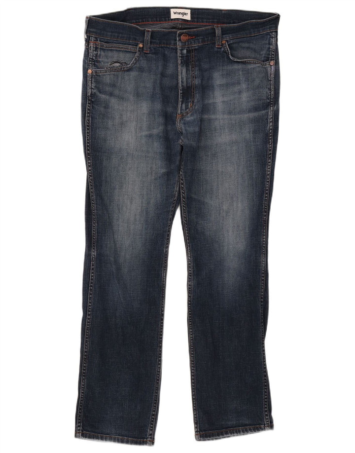 Muške uske traperice Wrangler W35 L29 tamnoplave