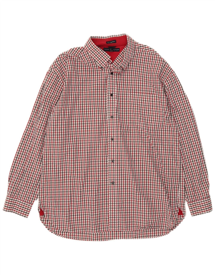 Tommy Hilfiger muška košulja XL crveni karirani