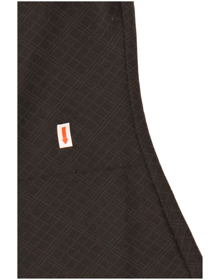 ADIDAS ženska Climacool polo majica UK 10 mala crna geometrijska poliesterska majica