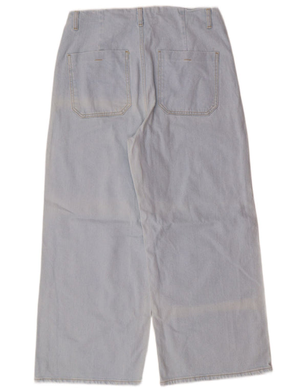 Zara ženske traperice širokih nogavica visokog struka EU 42 Large W32 L26 Blue Classic