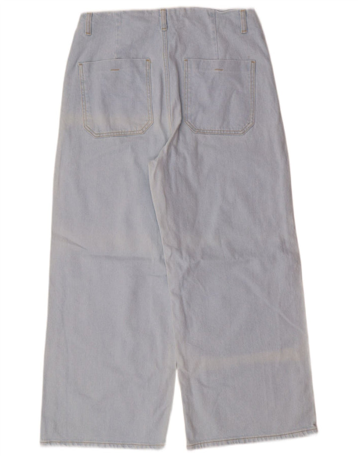 Zara ženske traperice širokih nogavica visokog struka EU 42 Large W32 L26 Blue Classic