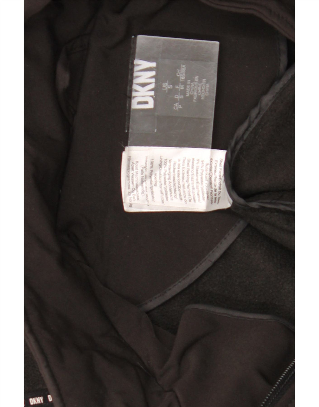 Dkny ženski baloner s kapuljačom UK 10 Mali crni poliester