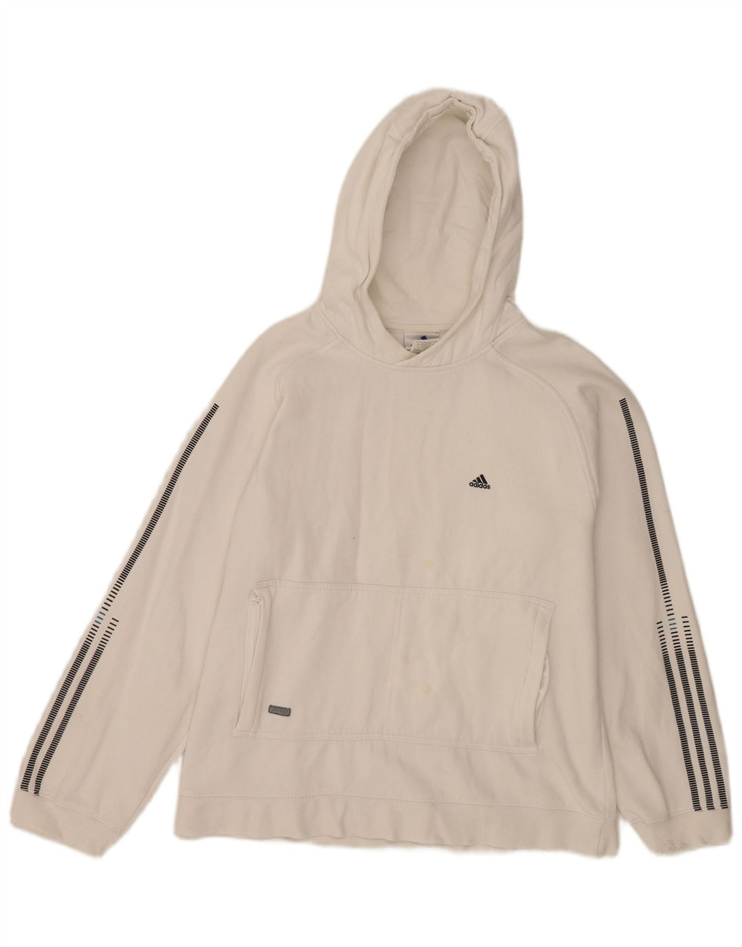 Adidas muška majica s kapuljačom Srednje bijeli pamuk