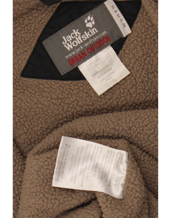 JACK WOLFSKIN Ženska vjetrovka jakna UK 12 srednje crni poliester