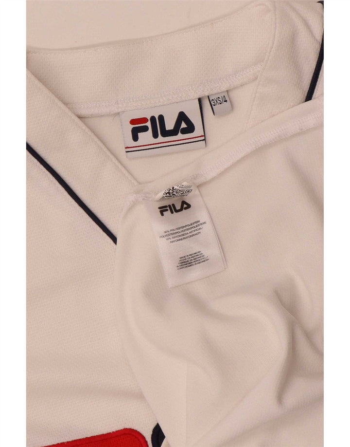 Fila muška majica s grafičkim motivima 2XS bijeli poliester u boji