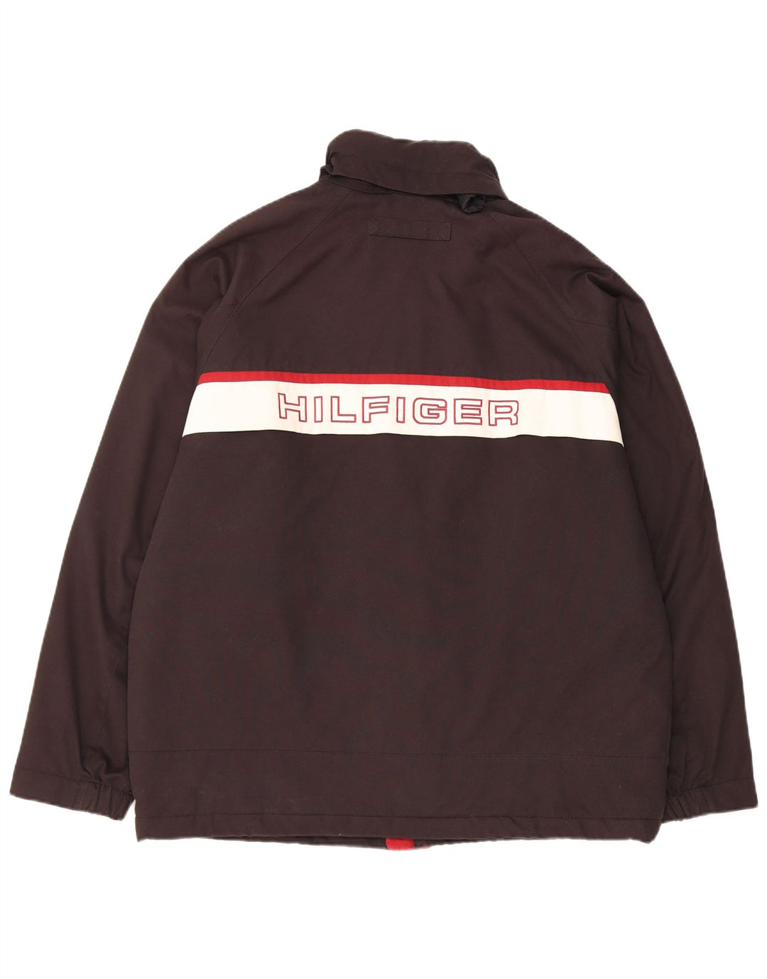 Tommy Hilfiger muška grafička vjetrovka jakna UK 40 velika crna