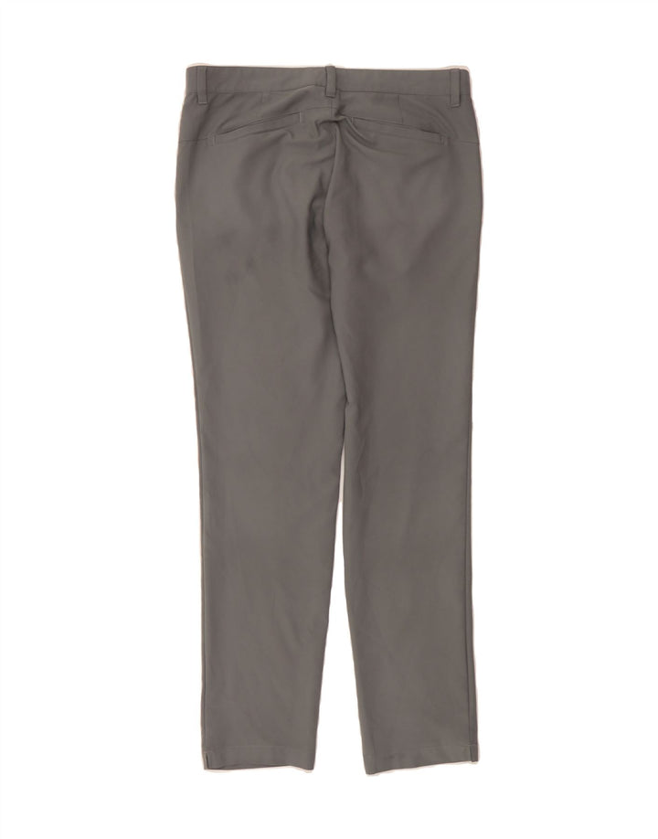 ADIDAS Mens Slim Chino Trousers W32 L32 Grey Polyester Vintage Adidas and Second-Hand Adidas from Messina Hembry 