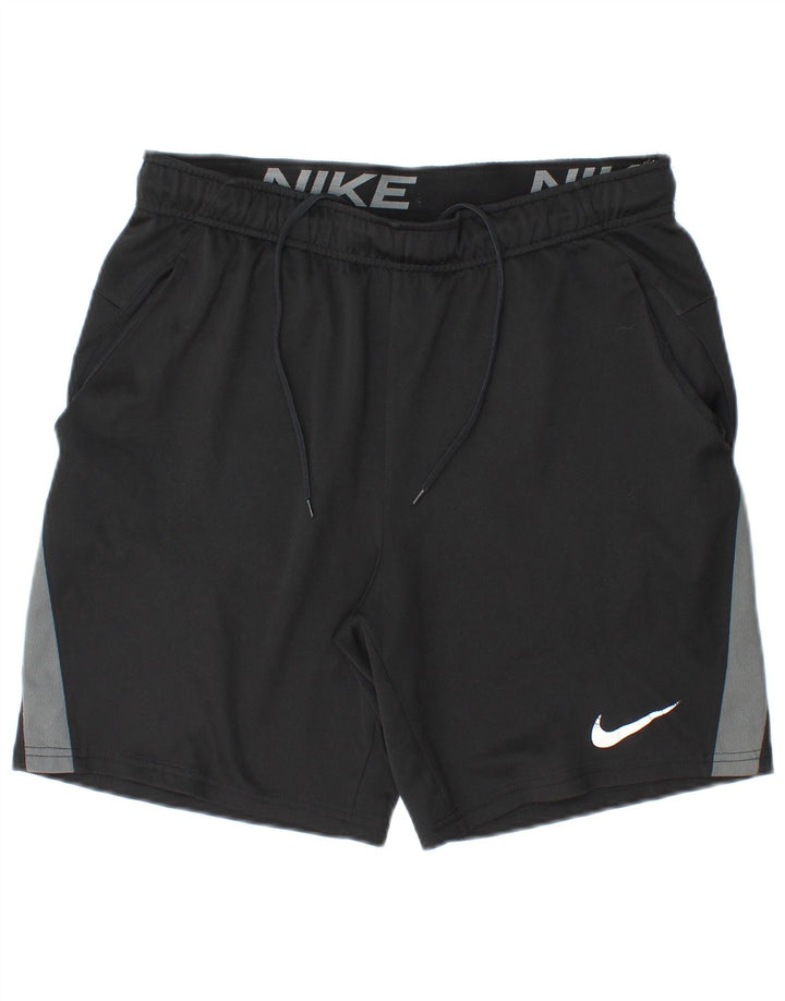 Nike Dri Fit sportske kratke hlače srednje crne boje od poliestera