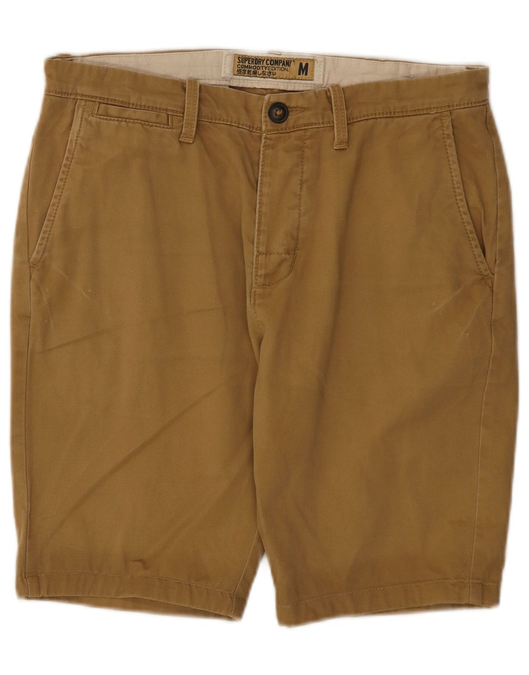 Superdry muške chino kratke hlače srednje veličine W32 bež pamuk