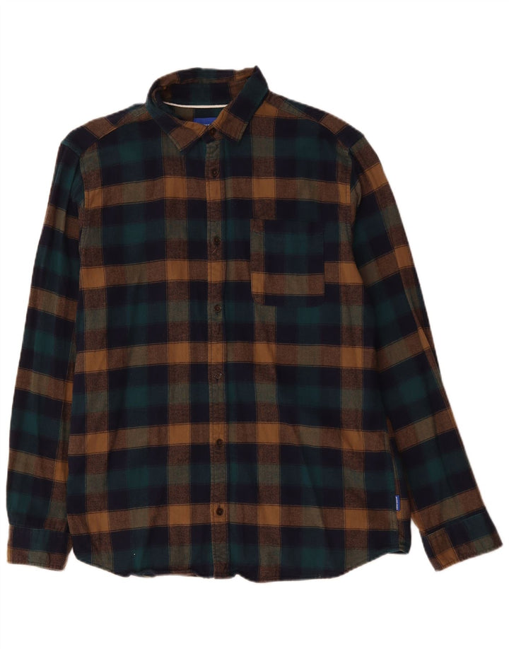 JACK & JONES Muška flanelska košulja, velika, višebojna pamuk