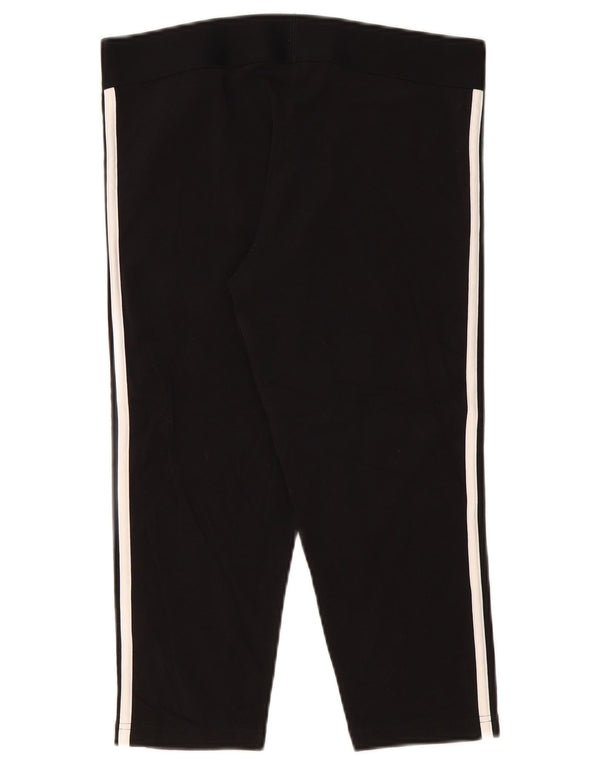 Adidas ženske Capri tajice UK 16/18 velike crne pamučne