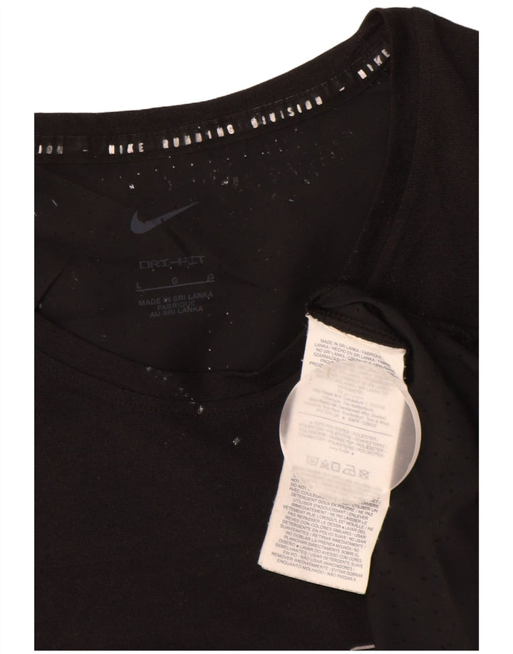 NIKE muška Dri Fit majica kratkih rukava velika crna poliester